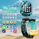 TDD電話手表【2025新款】微信通話全功能雙攝WIFI小學生初高中生青少年5G全網通插卡GPS定位防水 綠-防爆屏12核128G雙攝拆卸+微信抖音+支付