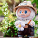labu一代甜心拉bu布布春天野在家搪膠公仔馬卡龍潮玩盲盒公仔禮物 labubu拉布布(春天野在家)潮玩 (新加坡版本)瑪特搪膠毛絨玩具