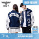 BOY LONDON【棒球少年】秋男女同款外套拼色印花學(xué)院風(fēng)時尚棒球服N12003 藏青色 常規(guī) XS
