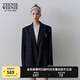 Teenie Weenie小熊西裝外套女春季休閑學(xué)院風(fēng)中長(zhǎng)款輕商務(wù)時(shí)尚簡(jiǎn)約西裝外套女 藏青色 S (160)