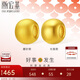 潮宏基足金黃金轉(zhuǎn)運(yùn)珠女款定價(jià) 好事發(fā)生  SHG30001743 光面