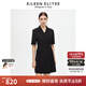 朗姿【意大利設計】黑色職業(yè)輕商務(wù)西服西裝連衣裙子女夏新款 黑色2 XL 170/88A