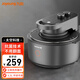 九陽(yáng)（Joyoung）不用翻面全自動(dòng)家用可視蒸烤炸一體機(jī)5.5L大容量空氣炸鍋KL55-VF735