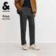 杰克·瓊斯（JACK&JONES） 男裝休閑褲衛褲褲子長(cháng)褲刺繡百搭舒適高級商務(wù)腰頭男款225314042