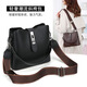 正品水桶2025新款大容量時(shí)尚單肩包女日韓高級斜挎包氣質(zhì)百搭外出 黑色+兩條肩帶