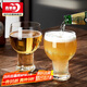 青蘋果水晶玻璃啤酒杯 高檔家用精釀扎啤杯子水晶玻璃冷飲果汁杯6只裝