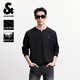 杰克·瓊斯（JACK&JONES） 男裝秋季T恤日常百搭假兩件胸前刺繡略寬松版長(cháng)袖上衣225302003