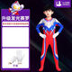 兒童節(jié)賽羅歐布奧特曼衣服賽羅奧特曼服裝幼兒園表演服緊身連體衣 賽羅連體+手套 100（90-100cm）