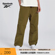 Reebok銳步官方24新品男女運動休閑工裝風寬松梭織長褲傘兵褲 24SRM609UGL4 L