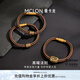 曼卡龍黑金黃金轉(zhuǎn)運(yùn)珠手繩男四面金剛杵五帝幣黑金六字箴言送男友禮物 黑金五帝幣