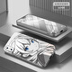 幻寶殼 適用蘋果x手機殼二次元友利奈緒iPhone8plus新款男女xsmax散熱冰感玻璃殼高級感動漫線稿防摔 金屬銀Q-友利奈緒A白【冰感散熱】 蘋果8PLUS