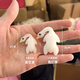 富隆迪變色烤鴨掛件模型紫外線大鴨子模型擺件桌面裝飾 5厘米大號(hào)變色烤鴨【2只裝】帶繩子