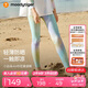 moodytiger【仙女家族】女童緊身褲涼感防曬25年夏季新品兒童高彈透氣運(yùn)動(dòng)褲