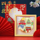 具才中國風(fēng)北京城市故宮冰箱貼磁貼紀(jì)念品禮盒文創(chuàng)用品金屬磁吸片創(chuàng)意高級感生日禮物老教師節(jié)伴手禮品