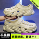 啄木鳥手術(shù)室醫(yī)用洞洞鞋男款夏季涼鞋防滑辦公室涼鞋醫(yī)生護(hù)士拖鞋男外穿 材質(zhì)升級(jí)【卡其】(釣魚溯溪） 40 標(biāo)準(zhǔn)尺碼不要買大