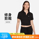 耐克(NIKE)春夏女短袖T恤 POLO衫 運(yùn)動(dòng)休閑 簡(jiǎn)約時(shí)尚 DV7885-010黑L