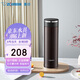 象?。╖O JIRUSHI）大容量不銹鋼保溫杯480ml男女士學(xué)生健身運(yùn)動(dòng)保冷杯深可可JZ48-TD