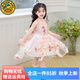 G.DUCK KIDS小黃鴨童裝女童連衣裙夏季2025新款洋氣女寶寶兒童裙子禮服表演服 粉色 100 建議90-100cm2-3歲