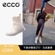 愛步（ECCO）靴子女 女士時(shí)尚潮流高幫休閑女靴 靈動(dòng)218313 砂礫灰/石灰色21831361068 37