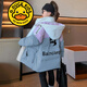 G.DUCKKIDS品牌童裝兒童羽絨服女童中長(cháng)款洋氣拼色冬裝女孩中大童過(guò)年衣服潮 灰色 160 cm