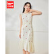 IEF/愛依服裙子2025夏季新款法式甜美淑女風(fēng)氣質(zhì)感通勤背心長(zhǎng)裙