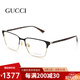 古馳（GUCCI）眼鏡架男士GG0756OA商務(wù)方形大框光學(xué)近視GG1124OA古馳眼鏡框女士 GG0756OA-002