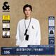 杰克·瓊斯（JACK&JONES）25年男裝秋季BSQ聯(lián)名長(zhǎng)袖T恤男個(gè)性寬松休閑重磅純棉圓領(lǐng)打底衫 A06雪白色 常規(guī) M （175）