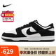 耐克NIKE板鞋男休閑鞋熊貓 DUNK緩震翻毛皮運動鞋 FQ8249-100黑白44