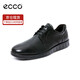 ECCO愛(ài)步 商務(wù)皮鞋男男鞋四季德比鞋鞋子男軟底S輕巧混合520304 40