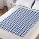 滿(mǎn)羊羊成人硅膠防滑顆粒隔尿墊臥床老人必備用品可水洗加厚隔尿墊尿不濕 升級款--純棉藍白格子 100*140cm【推薦尺寸】