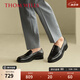 THOM WILLS便士樂福鞋男商務(wù)休閑亮面真皮皮鞋2024新款男鞋夏季 黑色A8111 41 /7.5碼