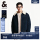 杰克·瓊斯（JACK&JONES）男裝衣服秋冬新款寬松燈芯絨夾克保暖外套短款羽絨服男可拆卸毛領(lǐng) E39 藏藍(lán) L 180