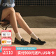 73Hours難哄章若楠同款女鞋風(fēng)笛樂(lè)章25春夏新款厚底牛皮英倫樂(lè)福鞋小皮鞋 黑色 36