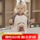 巴厘小豬男童衛(wèi)衣2025新款春秋嬰幼兒連帽上衣兒童超萌女童休閑服寶寶春裝 霧灰紫 90
