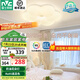 雷士（NVC）LED臥室護眼吸頂燈奶油風(fēng)高級感輕奢兒童房燈飾燈具 【RA95顯指】花朵燈 36瓦三段