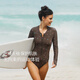 atlanticbeach2025新款爆款高級感時(shí)尚競速泳衣女防曬長(cháng)袖沖浪泳裝修身遮肚顯瘦