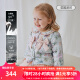 OAK FAMILY白鵝絨女童羽絨服加厚冬季兒童羽絨外套24新款寶寶外套 花園派對(duì) 90 cm