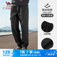 駱駝（CAMEL）運(yùn)動休閑男褲子防潑水梭織束腳運(yùn)動褲 J13CAVLR060 幻影黑 L