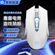 HP惠普有線電競(jìng)鼠標(biāo) RGB呼吸燈效游戲宏編程即插即用 筆記本臺(tái)式機(jī)電腦商務(wù)辦公游戲鼠標(biāo)有線 【月光白】有聲版