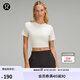 lululemon丨Soft Ribbed 女士鎖孔款羅紋短袖 T 恤 LW3HW9S 骨白 M /8