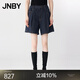 JNBY【商場(chǎng)同款】25夏新品牛仔褲寬松闊腿褲5P4E11810 991/牛仔藏青 L