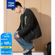 唐獅（TonLion）2025春男春季新款棒球領(lǐng)撞色口袋外套男裝外套 灰綠 XL 