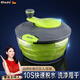 歐樂多（Olodo）蔬菜脫水器水果沙拉甩干器商用果蔬洗菜籃廚房瀝水籃手動(dòng)脫水器 高速旋轉(zhuǎn)脫水機(jī)【大號(hào)4000ml】