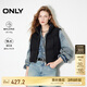 ONLY 2024冬季潮流百搭90%白鴨絨保暖馬甲羽絨服女|124452002