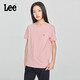 Lee25新品標準版圓領(lǐng)字母印花Logo日常男士短袖T恤日常休閑潮流