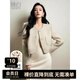 晚白【專享】羊毛短款外套女純色氣質(zhì)百搭小個(gè)子顯瘦保暖上衣 米白色 L