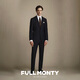 FULL MONTY西服套裝男士意大利進(jìn)口VBC職業(yè)休閑結(jié)婚西裝外套高端正裝 藏青色1336 48  碼上衣【西褲尺碼找客服備注】