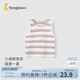 童泰（TONGTAI）嬰兒背心夏季寶寶衣服兒童休閑外出上衣男童坎肩女童吊帶夏裝 紫色 90cm