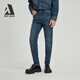 ABLE JEANS【緊身小腳褲】25秋季新款男士復古街頭經(jīng)典百搭修身牛仔長(cháng)褲潮流 天晴藍 33 （33/32）