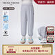 Teenie Weenie Kids小熊童裝25年新款男女童寶寶拼接防曬防蚊褲 灰色 150cm